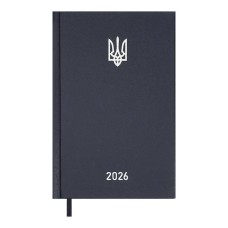 Щоденник датований «AIRY» A5 на 320 арушів з обкладинкою зі шкірзаму, синій, ТМ Buromax