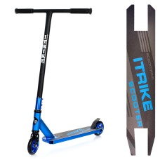 Самокат «HIC PRO» трюковий на алюмінієво-сталевій рамі колеса ПУ 110 мм, кермо 86-46 см, підніжка 33-10 см