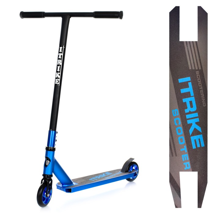 Самокат «HIC PRO» трюковий на алюмінієво-сталевій рамі колеса ПУ 110 мм, кермо 86-46 см, підніжка 33-10 см