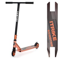 Самокат «HIC PRO» трюковий на алюмінієво-сталевій рамі колеса ПУ 110 мм, кермо 86-46 см, підніжка 33-10 см