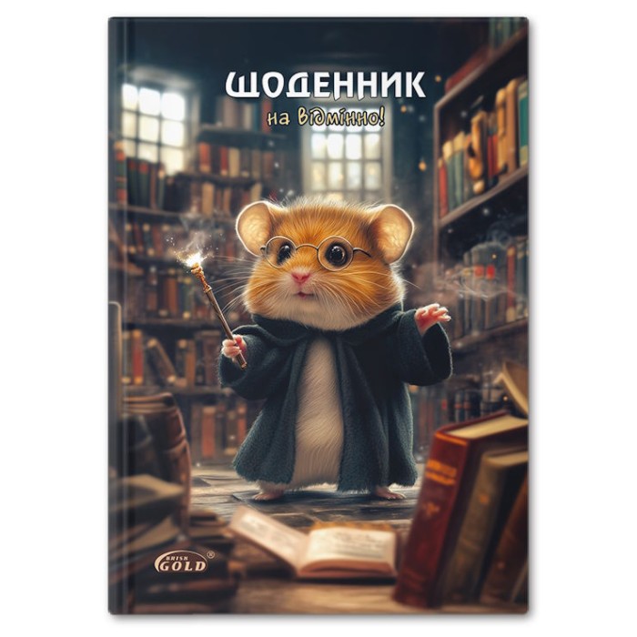 Щоденник «Хом'як-чарівник» А5 на 48 аркушів, №72155, ТМ Gold Brisk