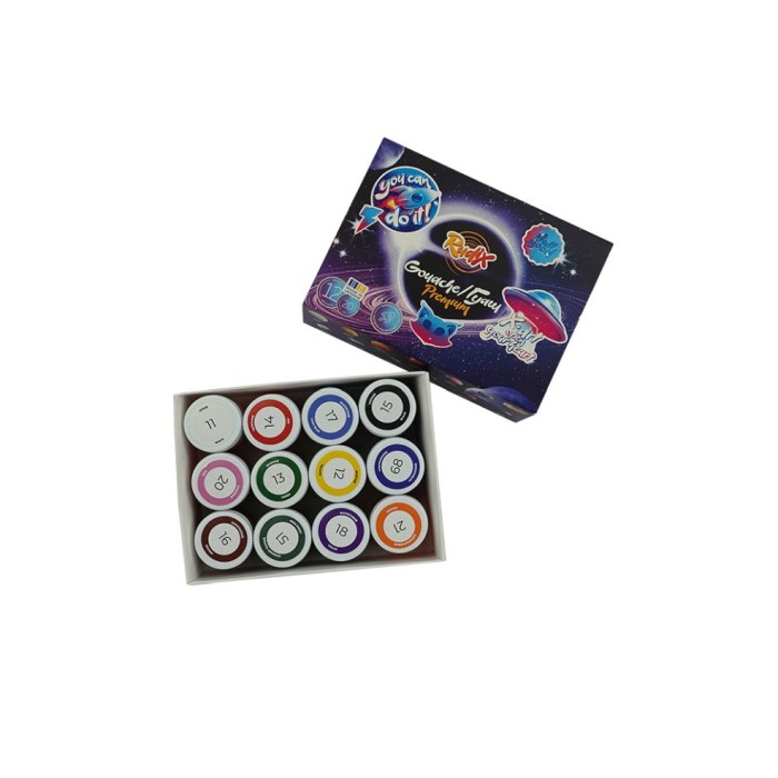 Фарби гуашеві 12 кольорів по 20 мл, RUDIX