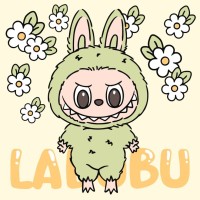 Картина за номерами «Веселий Лабубу» 25х25 см, ТМ Ідейка