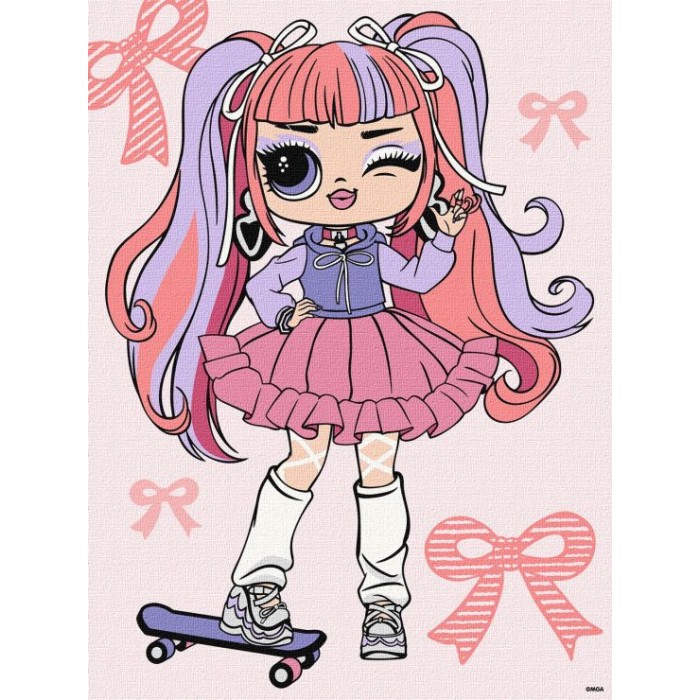 Картина за номерами «L.O.L. Surprise! Tweens Ali Dance» 30х40 см, ТМ Ідейка