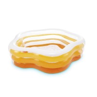 Басейн «Зірочка» надувний на 4 секції з надувним дном та ремкомплектом, у коробці.