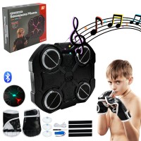 Боксерський тренажер 32х28 см музичний зі світлом та bluetooth, на акумуляторі, у коробці 32х7х28 см