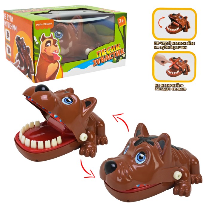 Гра «Зубастий пес» 16х13 см, у коробці 16,5х13х9,1 см