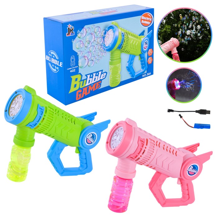 Мильні бульбашки «Пстолет» на акумуляторі, у коробці 29х9х19 см.