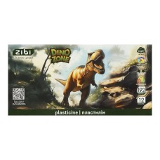 Пластилін «DINO» на 12 кольорів, 192 г, KIDS Line