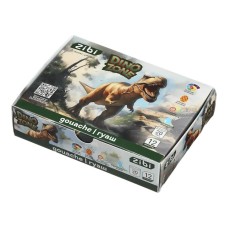 Фарби гуашеві «DINO» на 12 кольорів по 20 мл у картонній коробці, TM ZiBi