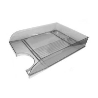 Лоток горизонтальний пластиковий димчатий 340х250х58 мм, Economix