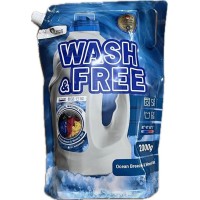 Гель для прання «Universal. Морська свіжість з нотками мінеральної солі», дойпак 2 л, WASH&FREE