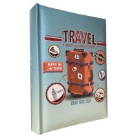 Фотоальбом «SUITCASE» на 200 фото 10х15см з паперовими аркушами, обкладинка з ламінованого картону, 22х22 см