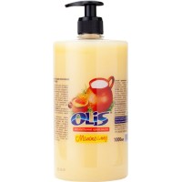 Крем-мило «Молоко та мед» з дозатором 1000 мл, ТМ Olis