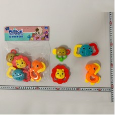 Брязкальце в ручку, в асортименті, у пакеті 20х29 см