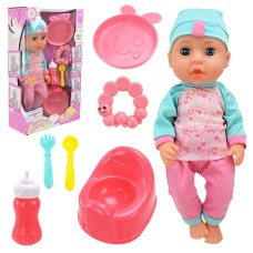 Пупс «Маленьке Сонечко» 33 см їсть, пісяє, з аксесуарами, у коробці 23,5х11х40 см