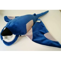М`яка іграшка «Скат» 52 см синій, ПП Копиця