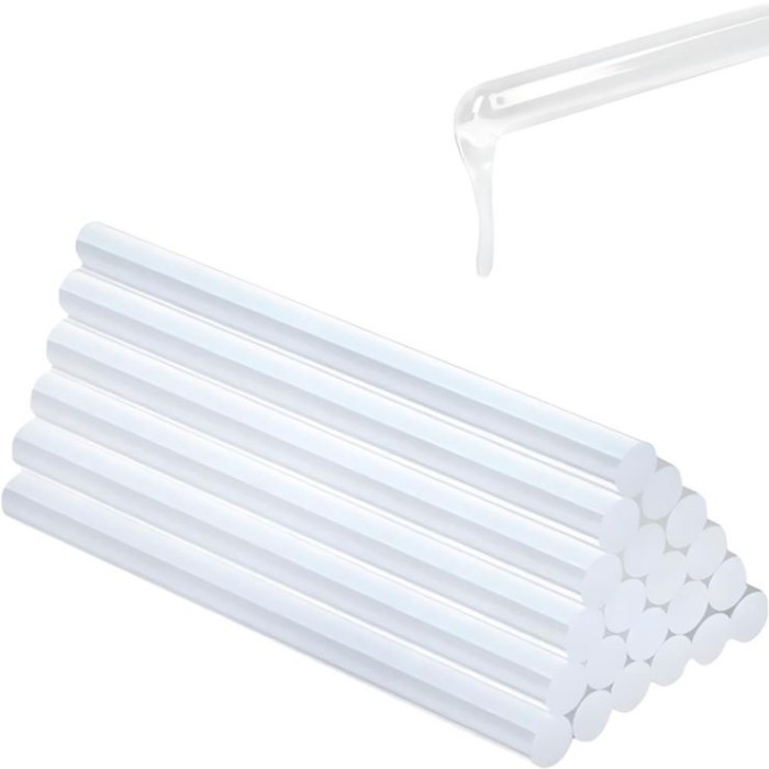 Клей силіконовий для термопістолету у стрижнях діаметром 11 мм та довжиною 27 см