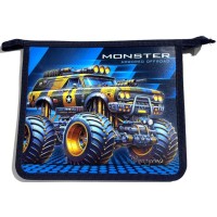 Папка А5+ на блискавці з кольоровим друком на одне відділення, ТМ Мандарин