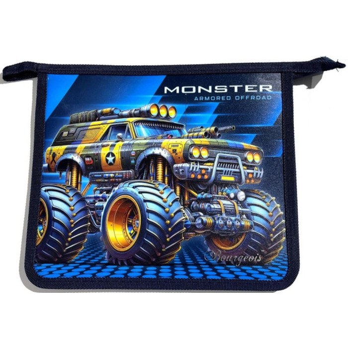 Папка А5+ на блискавці з кольоровим друком на одне відділення, ТМ Мандарин