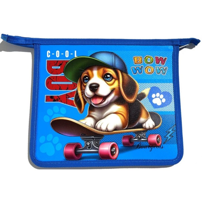 Папка А5+ на блискавці з кольоровим друком на одне відділення, ТМ Мандарин