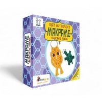 Набір для творчості «Макраме. Підвіска на рюкзак», у коробці 15,5х4,5х15,5 см, ТМ Умняшка