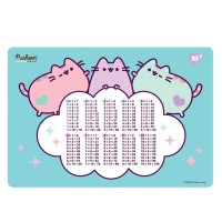 Підкладка для столу «Pusheen» 29х42 см з таблицею множення, ТМ Yes