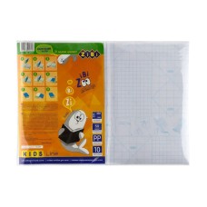 Плівка самоклеюча для обгортання книг з 10 аркушів 45х32 см, ТМ Zibi