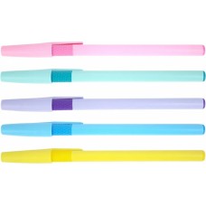 Ручка «NICE» масляна 0,7 мм синя, в асортименті, ТМ Economix