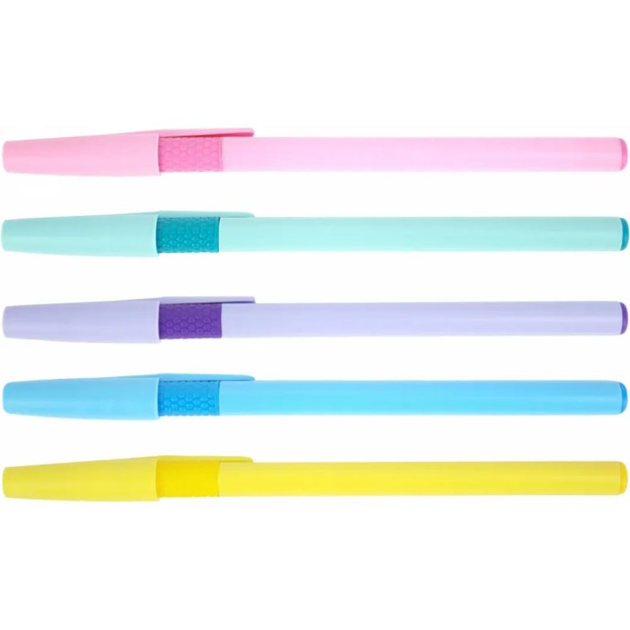 Ручка «NICE» масляна 0,7 мм синя, в асортименті, ТМ Economix