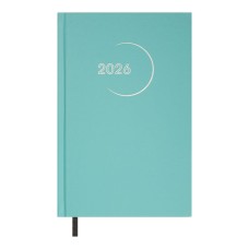 Щоденник датований «MADAM» A5 на 320 сторінок з обкладинкою зі шкірзаму, бірюзовий, ТМ Buromax