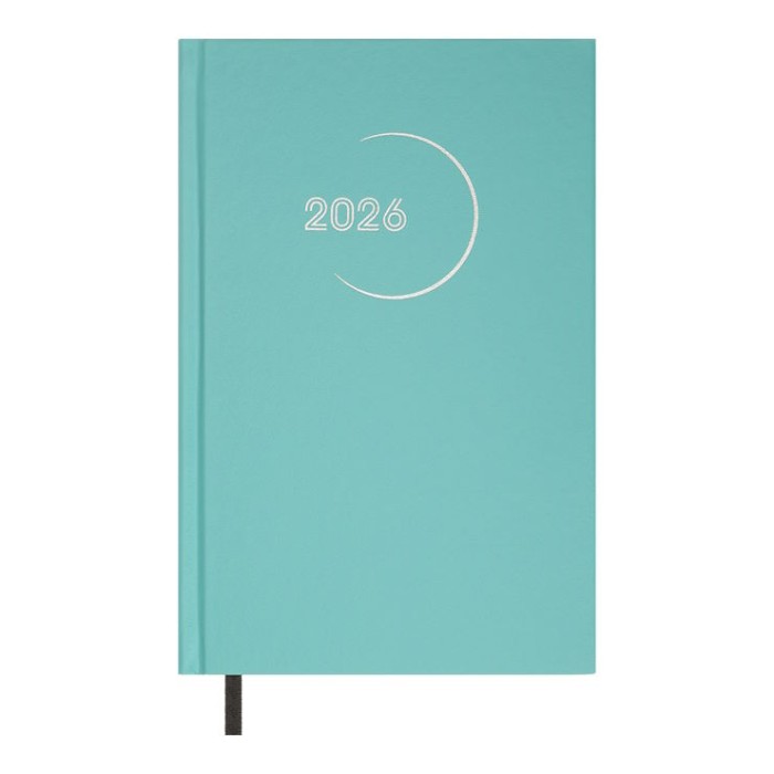 Щоденник датований «MADAM» A5 на 320 сторінок з обкладинкою зі шкірзаму, бірюзовий, ТМ Buromax