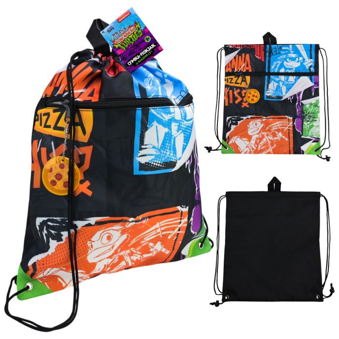 Сумка для взуття «TMNT» 35х40 см з флікером