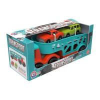 Автовоз 32 см з 2 машинками, у коробці 32,5х12,5х14 см, ТМ Технок