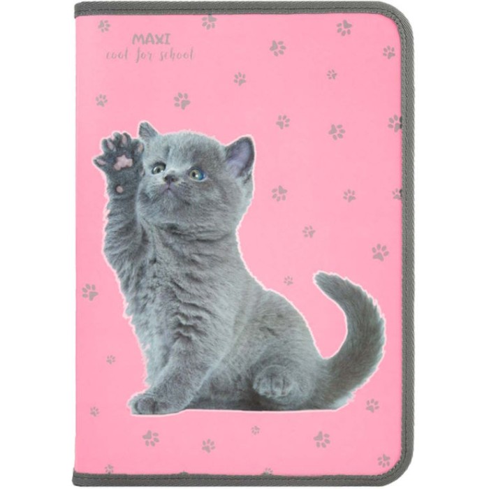 Папка-пенал А4 пластиковий на блискавці, ТМ MAXI