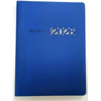 Щоденник датований «MADERA 2026» A5 на 336 сторінок з обкладинкою зі шкірзаму, синій, ТМ Buromax