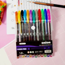 Набір з гелевих ручок на 12 кольорів, ТМ Leader