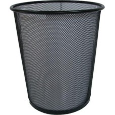 Кошик круглий металевий маленький чорний 18,5х23х27 см, ТМ Leader