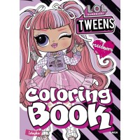 Розмальовка зі стікерами «Tweens Ali Dance» на 16 сторінок з м`якою обкладинкою 21х29 см, ТМ Ідейка