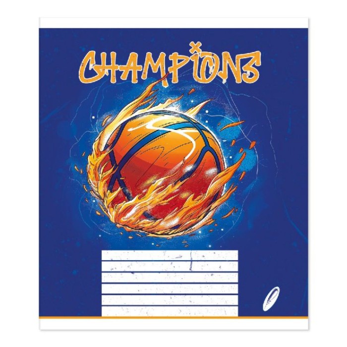 Зошит на 36 аркушів у клітинку «Мікс» №0211, Пір'їнка