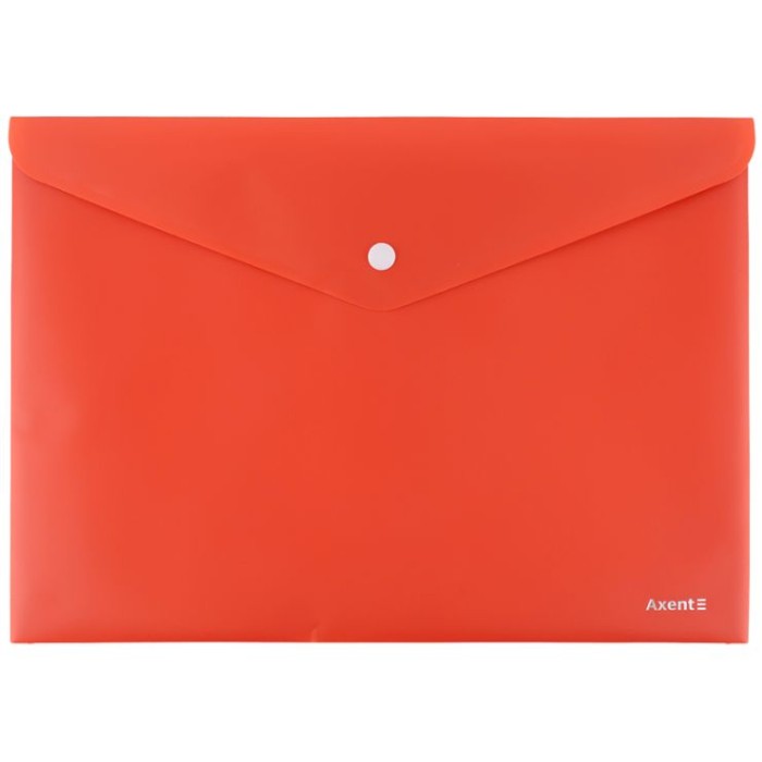 Папка на кнопці «Earth colors» А4, коралова, ТМ Axent