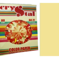 Папір кольоровий А4 100 аркушів 80 г/м2, світло-жовтий, SPECTRA COLOR