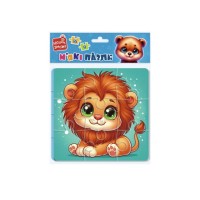 Пазли м'які «Левеня та ведмежа» на 25 елементів, ТМ Vladi Toys