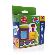 Набір магнітів «Транспорт» з 10 елементів, ТМ Vladi Toys