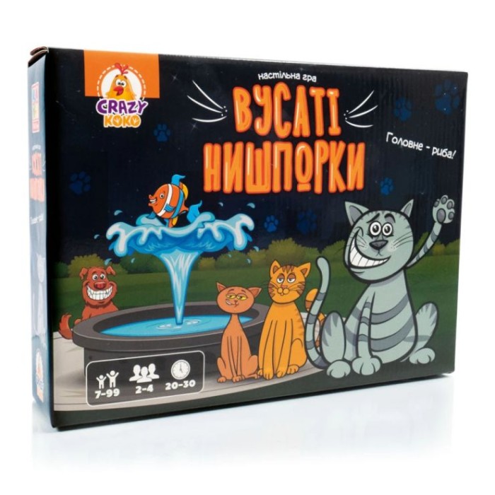 Гра настільна «Вусаті шукачі» маршрутна, у коробці 27х6х20 см, ТМ Vladi Toys