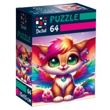 Пазли «De.tail. Крилате лисеня» на 64 елементи, у коробці 7х3,5х10 см, ТМ Vladi Toys
