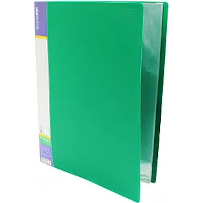 Папка А4 з 30 файлами зелена, ТМ Economix