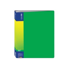 Папка А4 з 60 файлами зелена, ТМ Economix