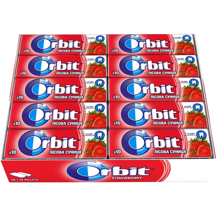 Жувальна гумка «Orbit. Суниця» 14 г