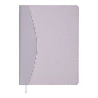 Щоденник датований «AURORA 2026» A5 на 336 сторінок з обкладинкою зі шкірзаму, бузковий, ТМ Buromax